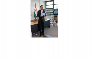 Ambassador Mr.Kumar Tuhin, administered the Sadbhavna Pledge to all India based officials of the Embassy.